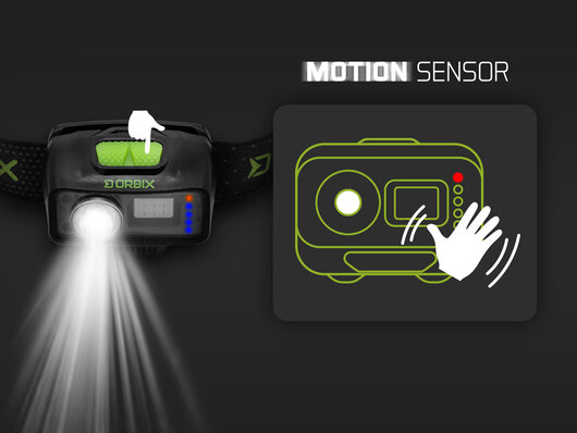 Čelová lampa delphin orbix - 101004667_4