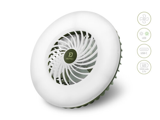 Ventilateur avec lumière delphin ventix - 101005978