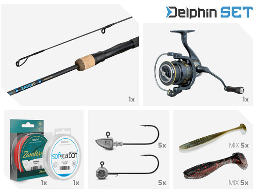 Prívlačový set delphin zander - 101007326