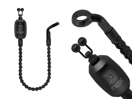 Závesný retiazkový signalizátor delphin inox black - 101006221_1