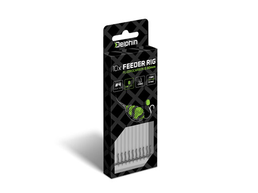 Feedrový nadväzec delphin fluoro sting / 10ks - 101005841_4