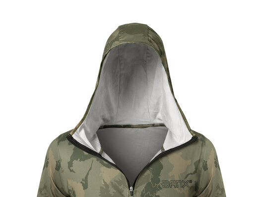 Haut à manches longues et capuche delphin uv armor 50+ banx - 101006357_4