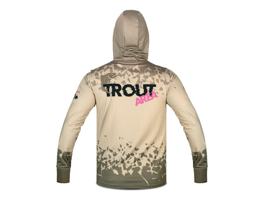 Haut à manches longues et capuche delphin uv armor 50+ trout - 101006363_5