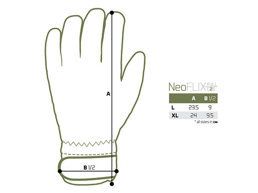 Les gants néoprène avec laine polaire delphin neoflix - 101002911_5