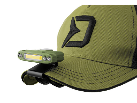 Čelová lampa Delphin RAZOR USB