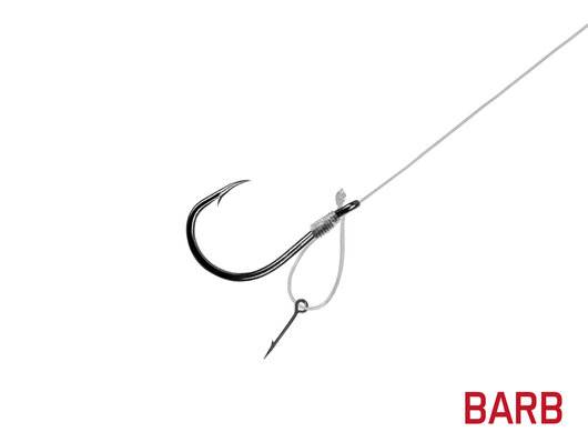 Nadväzec Delphin FLR D-rig / 6ks ‎| 8cm/0,22mm/BARB #8/Sting7mm