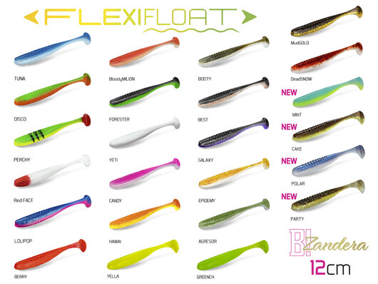 Umelá nástraha Delphin ZANDERA FlexiFLOAT UVs / 5ks | 12cm/GREENCH