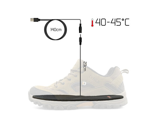 Elektricky vyhrievané vložky Delphin THERM | veľ.40-46