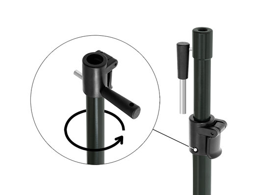 Rázsoška Delphin CLASSA Stick | 32-50cm