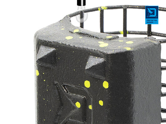 Krmítko s olovenou záťažou Delphin RiverSTIX