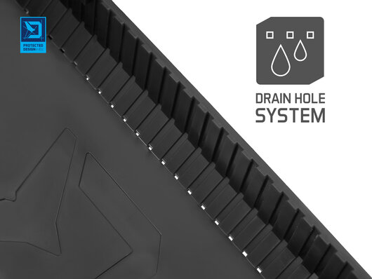 Polička na rodpod Delphin ShelfPOD / BlackWAY | 20x10x3cm