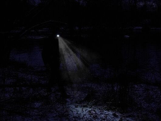 Zimná LED šiltovka Delphin OutLINE Camo