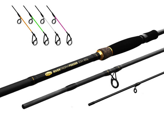 Delphin RIVER Trophy Feeder + 4 špičky | 300cm/160g