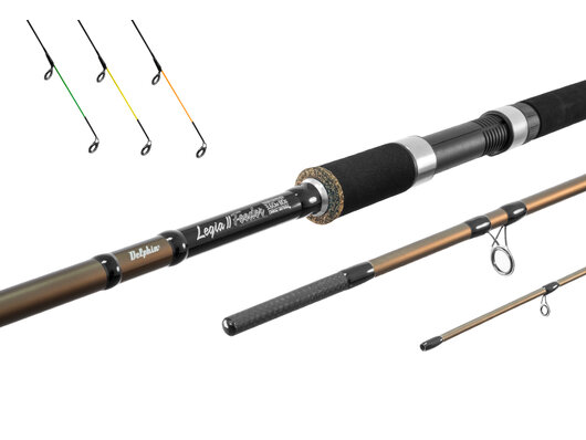 Delphin LEGIA Feeder II + 3 špičky | 330cm/80g