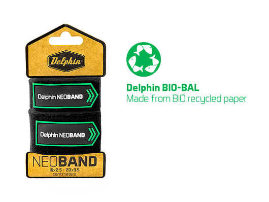 Sťahovacia páska na prúty Delphin NEOBAND / 2ks
