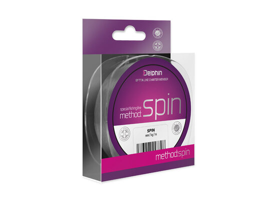 Delphin Method SPIN sivá | 0,12mm 1,3kg 150m