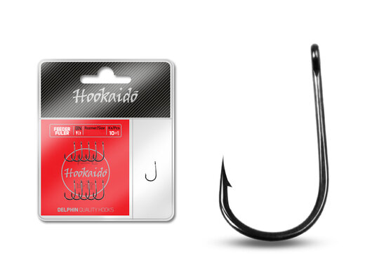 Háčik Delphin HKD Feeder FULER ring / 10+1ks | BN/6