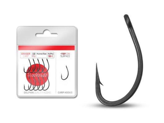 Háčik Delphin HKD GRASER tefcon / 10+1ks | veľ.4