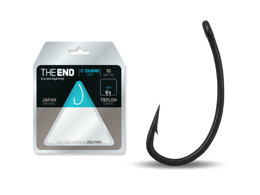 Háčik Delphin THE END Carp C-SHANK #8