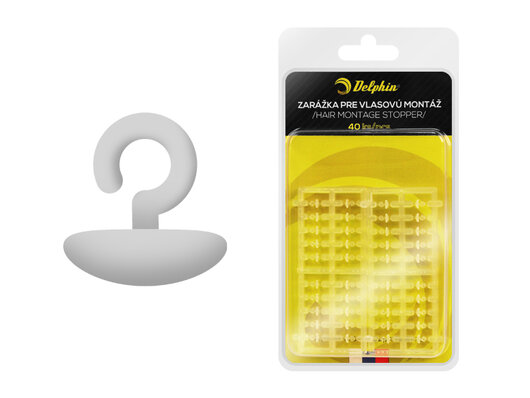 Zarážka pre vlasovú montáž / transparentná