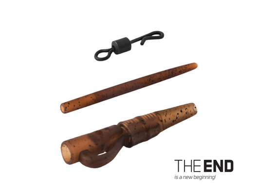 Montáž THE END na olovo pin-quick / 5ks