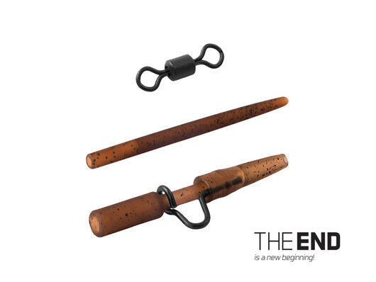 Montáž THE END na olovo heavy-swivel / 5ks