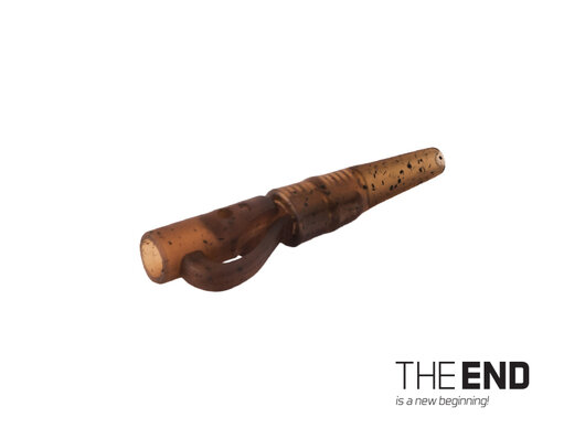 Závesný PIN klip s gumičkou THE END / 10ks | G-ROUND