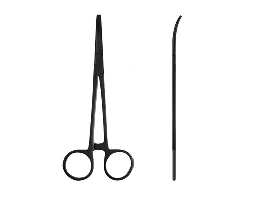 Peán zakrivený Delphin / čierny