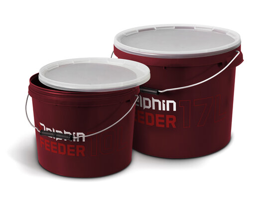Okrúhle vedro s vrchnákom Delphin FEEDER
