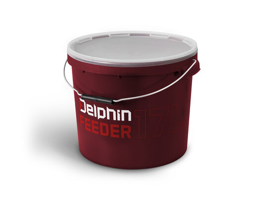 Okrúhle vedro s vrchnákom Delphin FEEDER