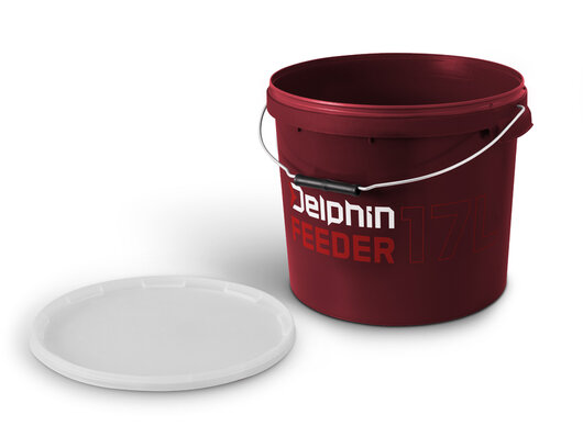 Okrúhle vedro s vrchnákom Delphin FEEDER
