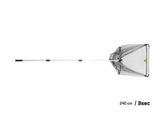 Podberák Delphin - kovový stred, gum.sieťka / 2 diely | 60x60/170cm