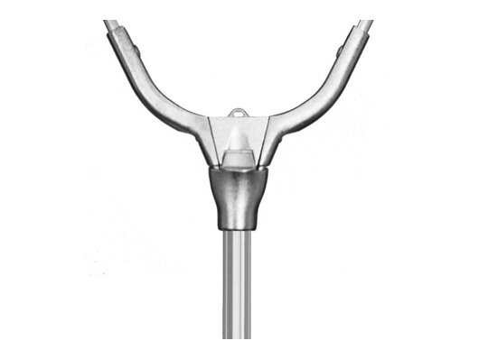 Podberák Delphin - kovový stred, gum.sieťka / 2 diely | 60x60/170cm