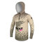 Haut à manches longues et capuche delphin uv armor 50+ trout - 101006363