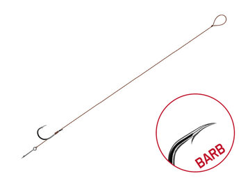 Con arponcillo – trenzado