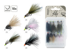 Set de moscas artificiales Delphin FLY / 10 unidades | Wild trout