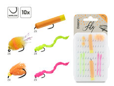 Set de moscas artificiales Delphin FLY / 10 unidades | Bung trout