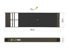 Organizador para bajos de línea Delphin KlikBOX Rig