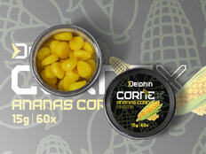 Cebo artificial Delphin CorneX Pop Up / 60pcs  | Maíz - Piña