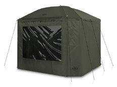 Paraguas de pesca con faldón Delphin DualiX STABIL | 320cm 4/4