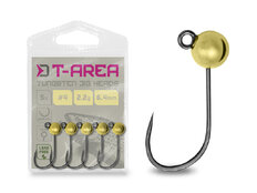 Jig in tungsteno Delphin T-AREA BL / 5 uds - dorado