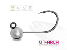 Jig in tungsteno Delphin T-AREA BL / 5 uds - plateado