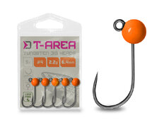 Jig in tungsteno Delphin T-AREA BL / 5uds - naranja fluorescente