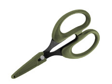 Tijeras Delphin BladeX Long Titan con hoja dentada | 12 cm