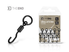 Giratorio con anillo Delphin TheEND Ronnie / 10pcs  | #6/13kg