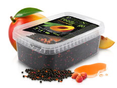 Pellet box Delphin Reaxe READY&GO | Mango-Melocotón/400 g + 120 ml booster + wafters 10 mm