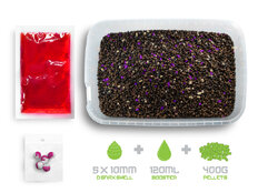 Pellet box Delphin Reaxe READY&GO / Ciruela-Mora