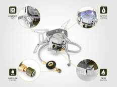 Hornillo de gas Delphin EXTERNA