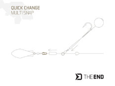 Clip de cambio rápido Delphin TheEND Multi Snap / 15pcs