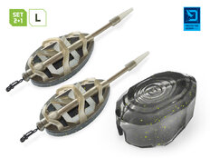 Set de comederos Delphin Method QUIX Reaxe con molde 2+1 L